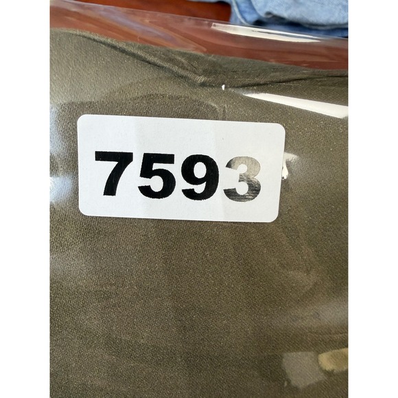 FRAME Jeans Womens 27 Olive‎ Le High Skinny Military Coated High Rise Denim - Picture 15 of 15